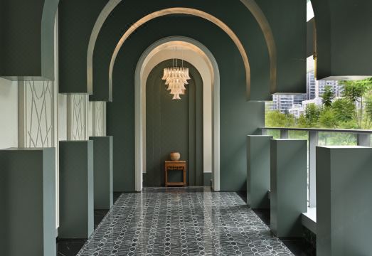 魔住花园酒店（四河地铁站店）外景图