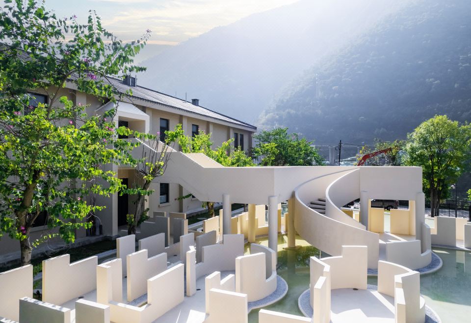 石棉桐去108社私汤度假酒店外景图