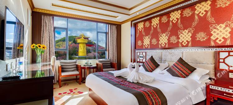 花筑·香格里拉一抹蓝美景酒店(独克宗古城店)图片