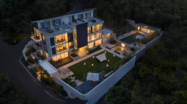 莫干山镇竹影无界私汤温泉度假美宿