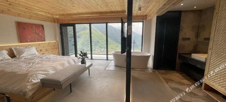 柞水对峰崖居图片