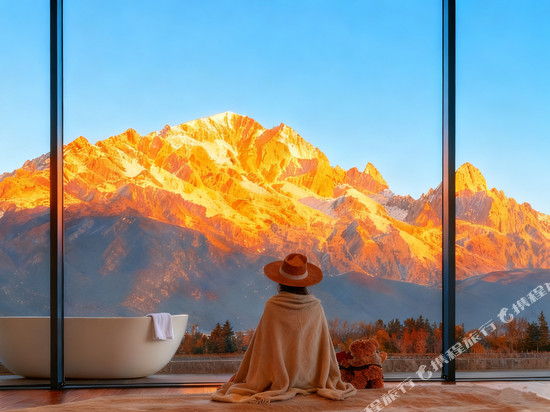 清溪·饮玉日照金山丨雪山丨湖景丨园林丨观景度假民宿