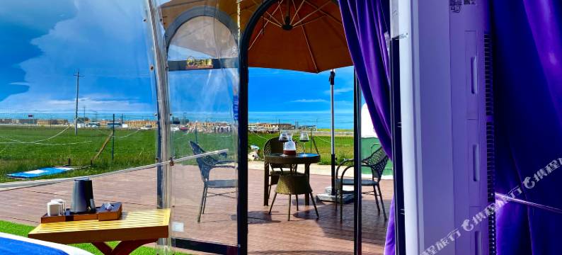 青海湖在畔海景客栈图片