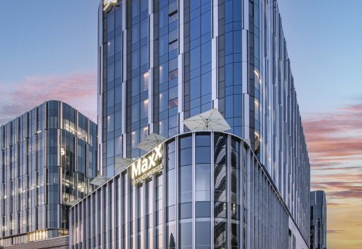 上海虹桥机场美轮美奂酒店外景图