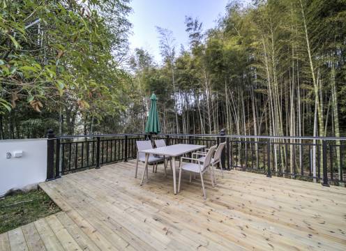 溪隐竹舍·树影婆娑·日落庭院新中式美宿(九华山风景区店)图片