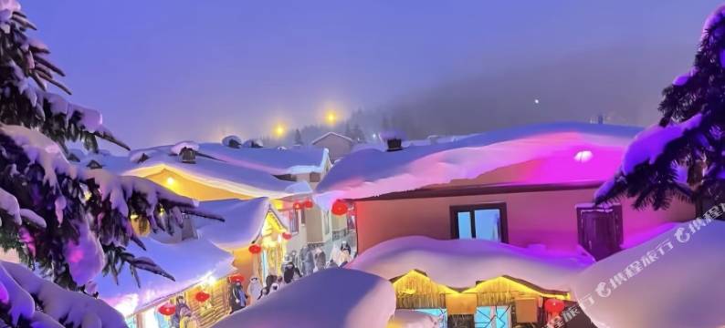 寻见•文强家丨SnowyPineHillCabinX观雪景民宿(二浪河风景区店)图片