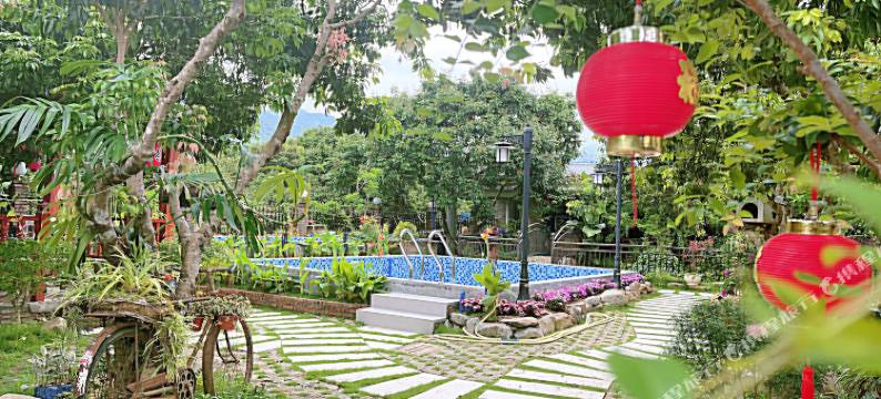 广州悦和园花园泳池伴溪温泉度假民宿(石门森林公园店)图片