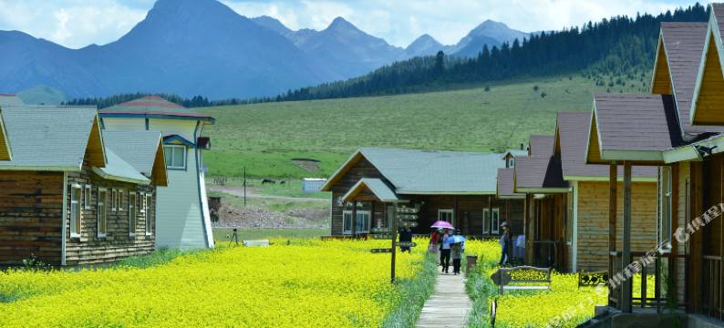 山丹军马场槐溪小镇图片