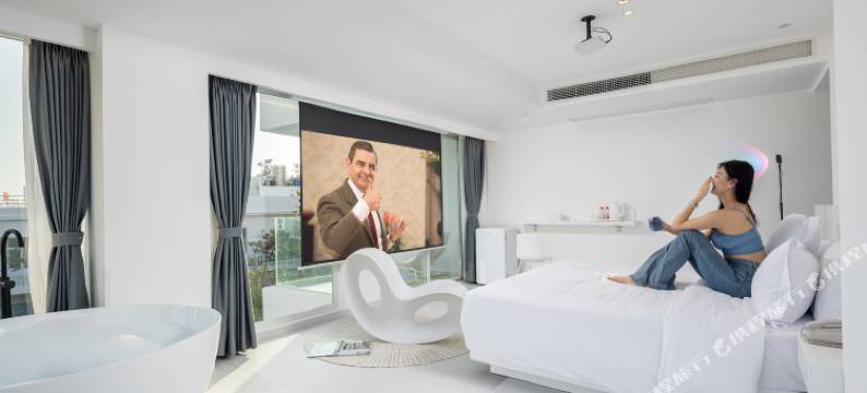 三亚星野•悬浮泳池海景设计民宿图片