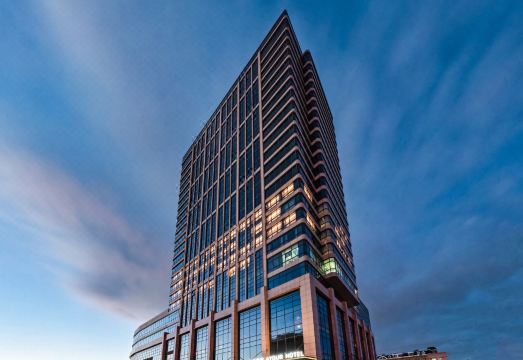 鄂尔多斯东胜区青铜广场亚朵酒店外景图