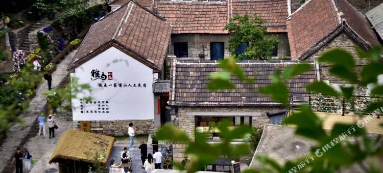 红叶柿岩雅白小筑图片