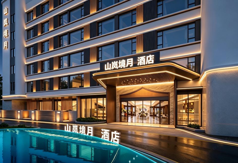 广州南站山岚境月酒店外景图