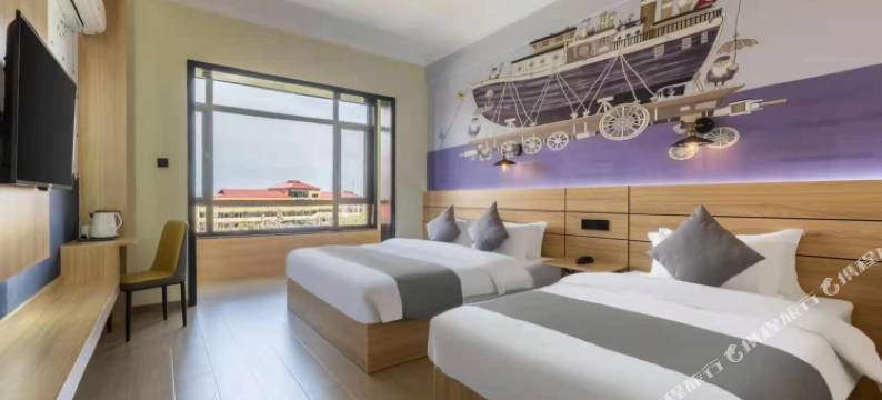 花筑·温莱酒店(北戴河老虎石夜市鸽子窝碧螺塔店)图片