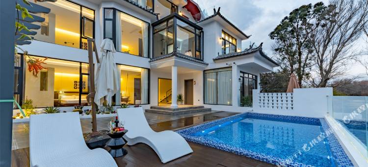 花筑·观湖雅筑·山海转角Villa泳池度假海岸美墅(洱海廊桥店)图片