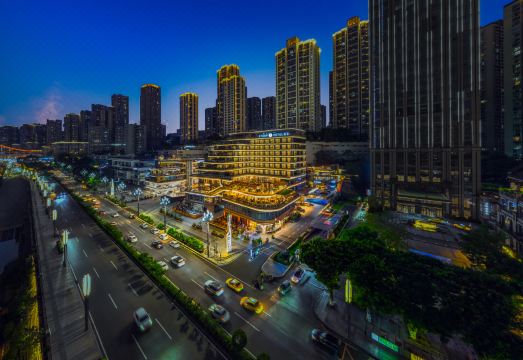 重庆江北嘴鎏嘉码头亚朵S酒店外景图