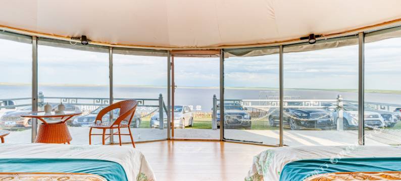 呼伦贝尔陈巴尔虎旗白音盟古乐蒙古包营地图片