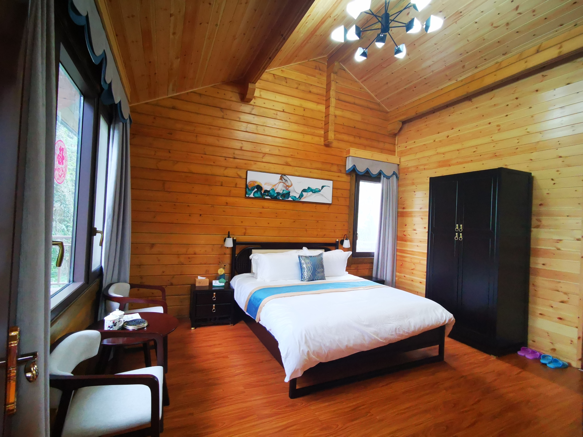 Anyuan Log Cabin Villa Over view