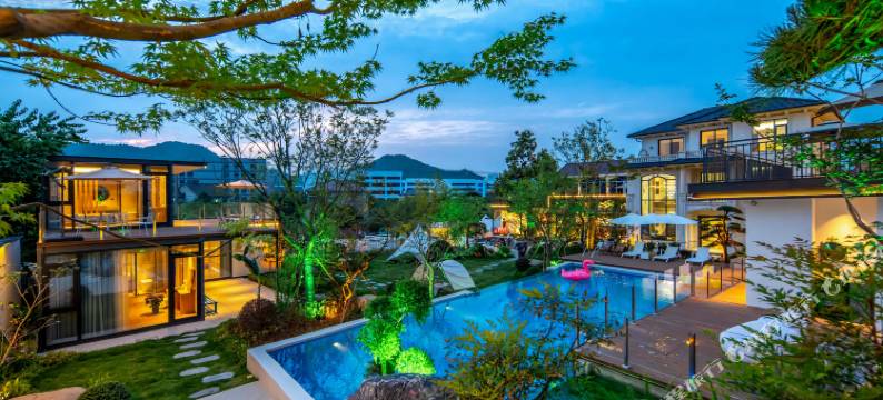 安吉钱山·栖舍Motorcycle山野露营亲子度假美宿图片