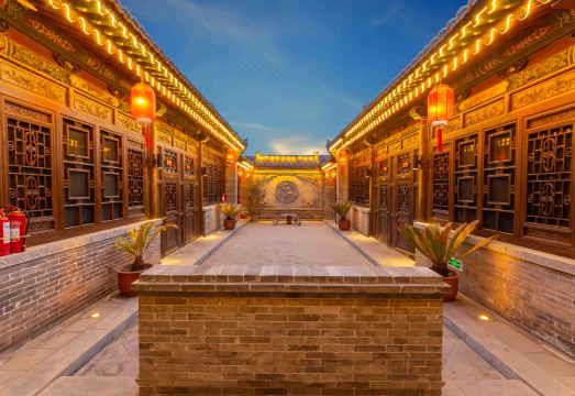 平遥明清小院外景图