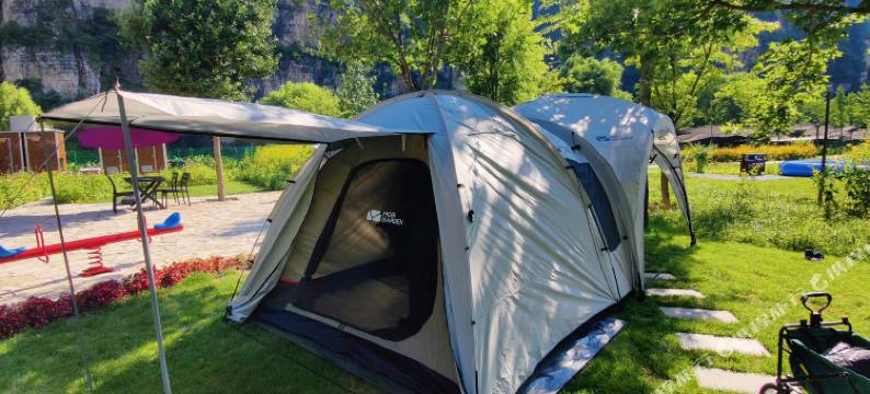 十渡彩虹花园露营基地图片