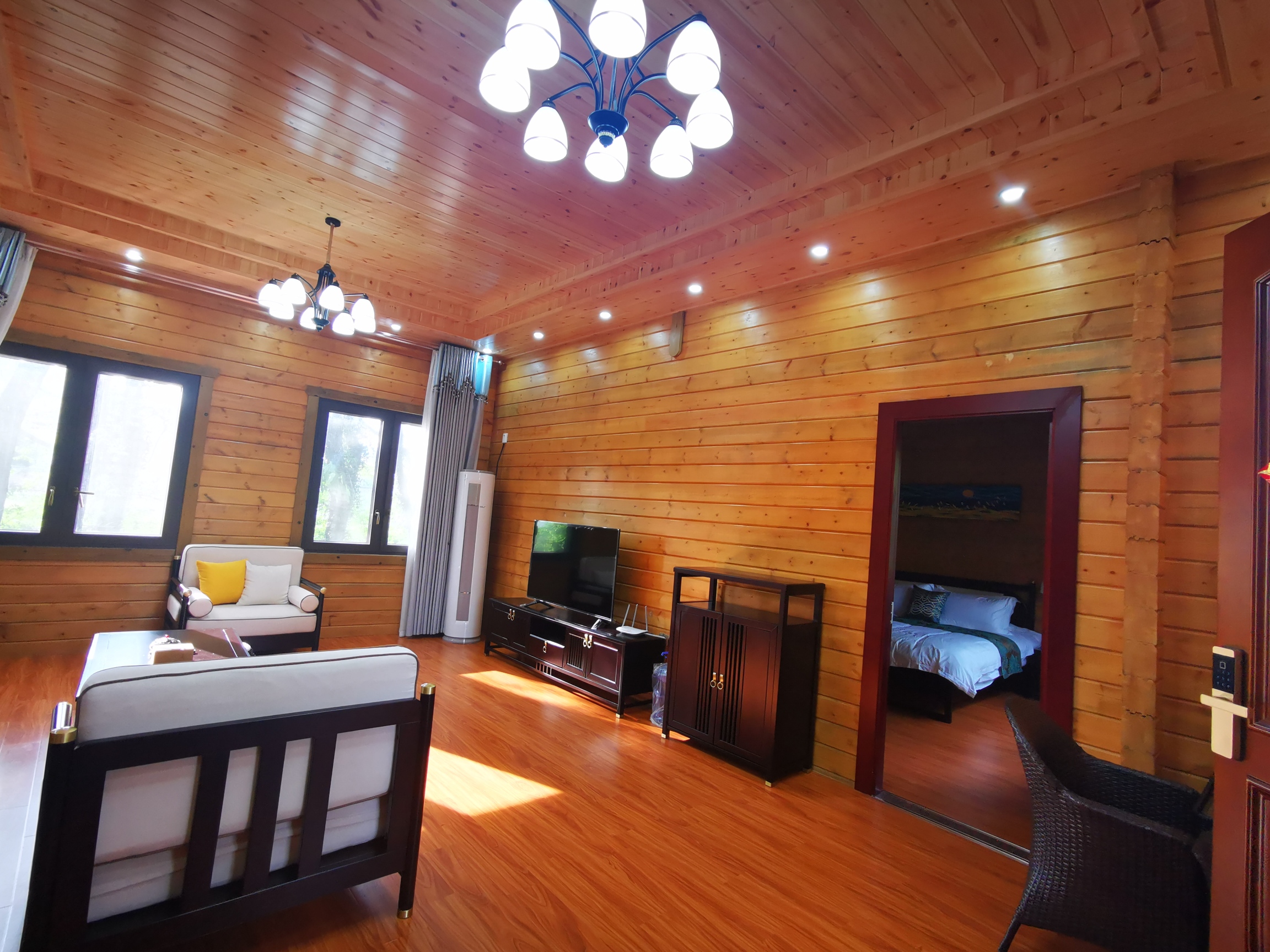 Anyuan Log Cabin Villa Over view