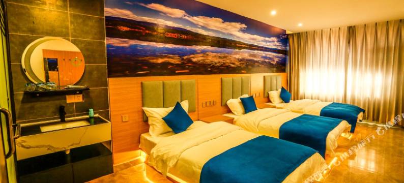 泸沽湖澜泊湾度假庭院图片