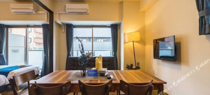 步行至心斋桥・难波・道顿堀！50㎡/宽敞7人酒店式公寓(配备厨房)(Ikidane Residential Hotel Shimanouchi)图片