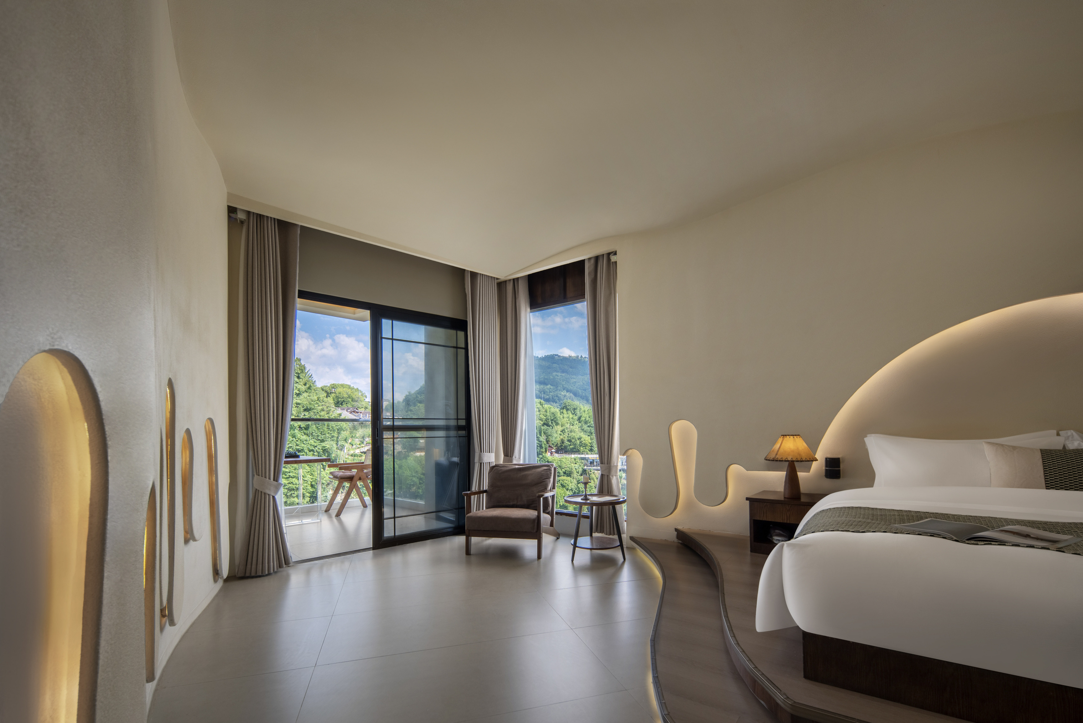 Furong Town Flower Waterfall Bay HomestayOver view