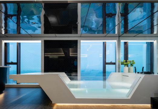 乐山COCO云网红高空汤池设计师酒店外景图