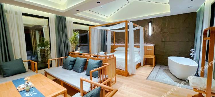 天台山观山海萤火虫民宿图片