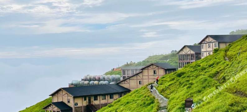 武功山金顶户外帐篷住宿图片