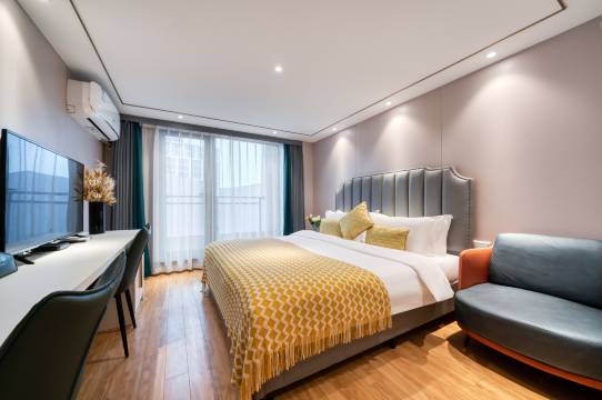 帕町顿公寓(杭州龙湖紫荆天街三墩地铁站店)