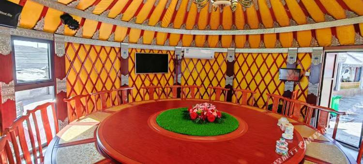 勒勒车蓝天度假村二部(辉腾锡勒草原黄花沟)图片