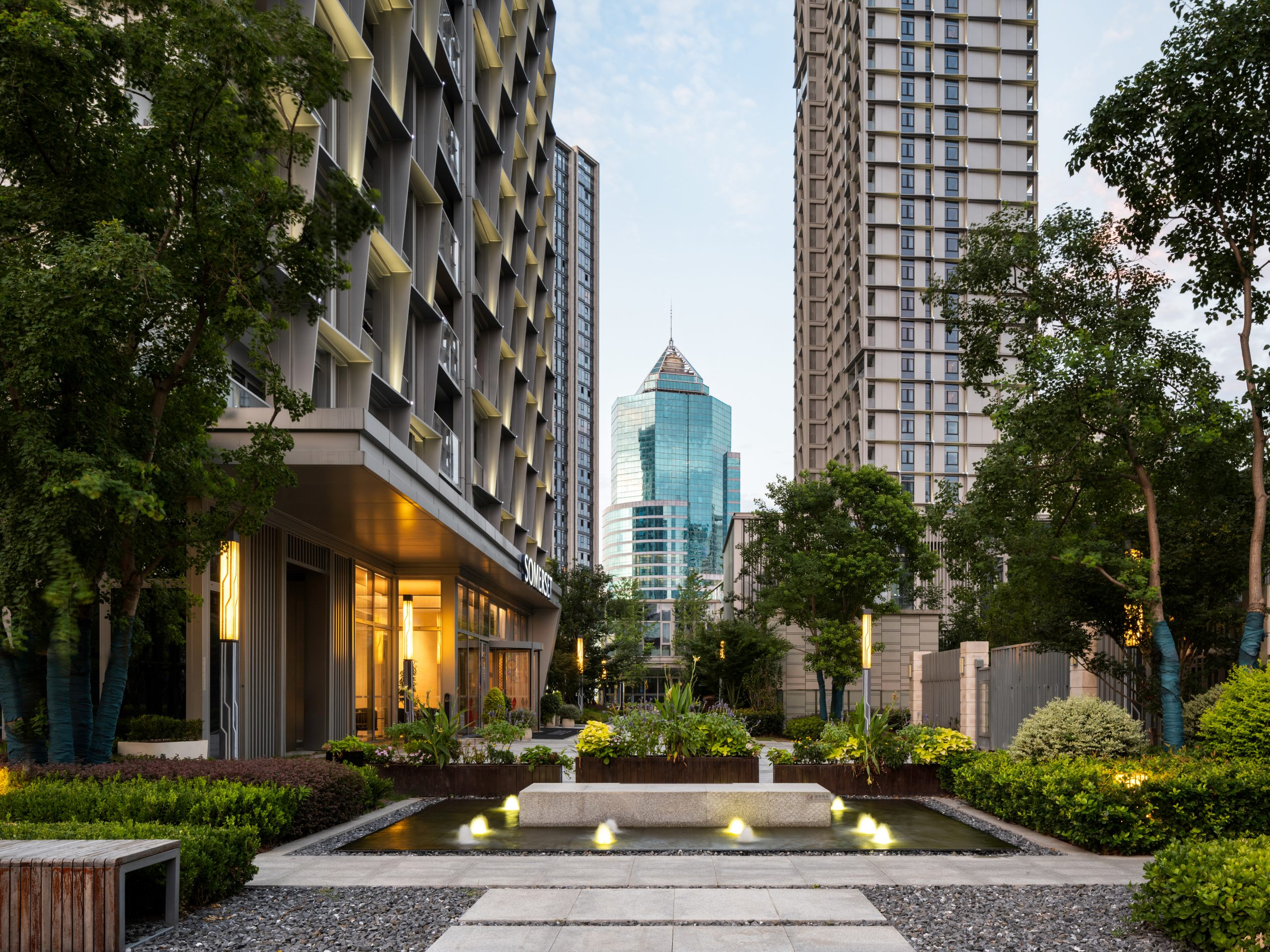 Somerset Pudong Riverside Shanghai Over view