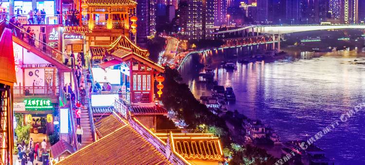 竹凌酒店(重庆观音桥步行街家乐福店)图片