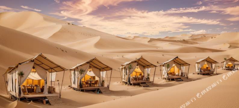 敦煌鸣沙野居沙漠露营星空宿集图片