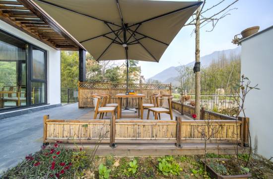 溪隐竹舍·树影婆娑·日落庭院新中式美宿(九华山风景区店)图片