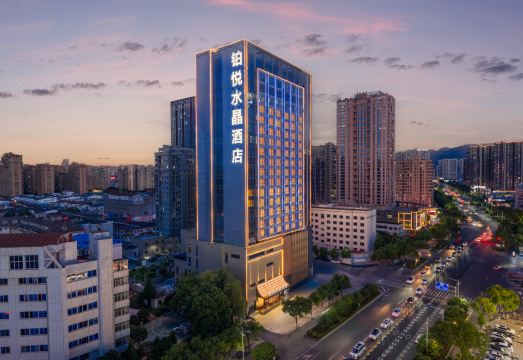 铂悦水晶酒店（火车站联盛九江快乐城店）外景图