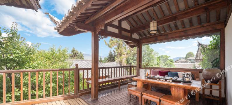 Lijiang沐兰·270°古城景Sense氛围感观景庭院(古城大水车店)图片