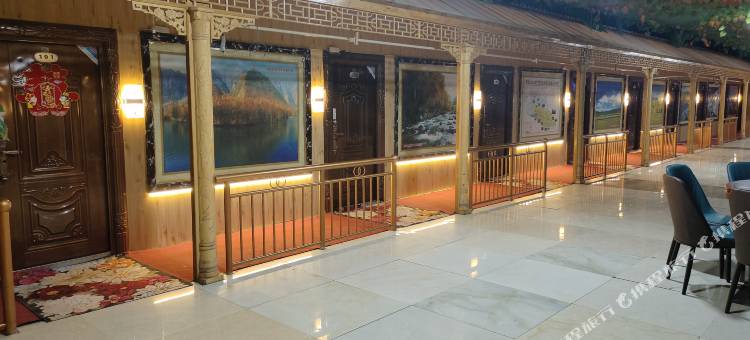 门源花海明芳山庄图片