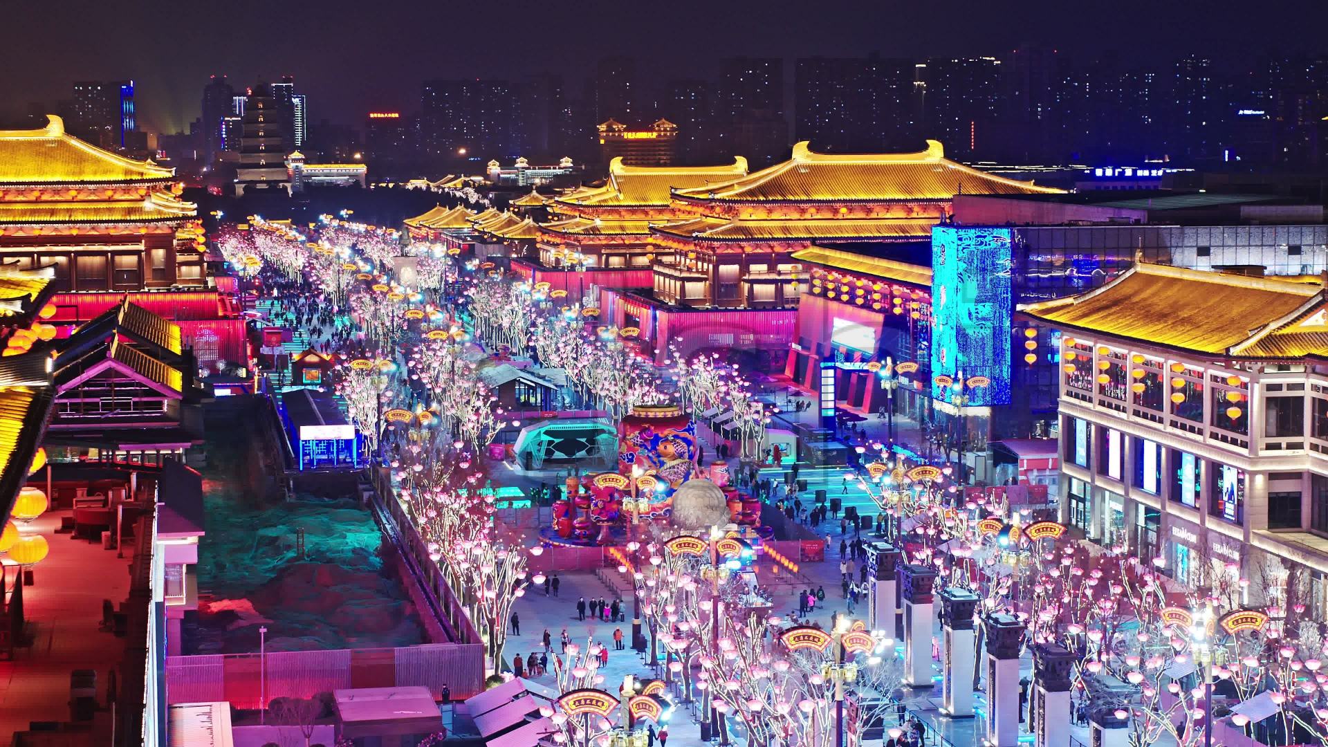 Tooyo Hotel (Xi'an Bell Tower and Drum Tower Huimin Street)Over view