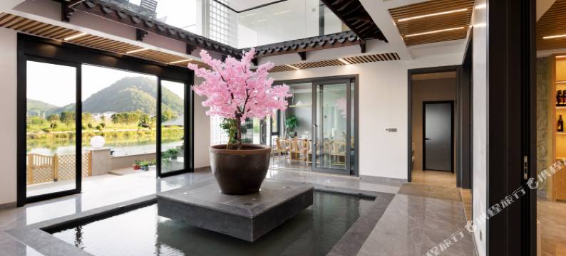 乐水阁・溪畔木舍|中式典韵观川露台美宿(桐庐龙鳞坝店)图片