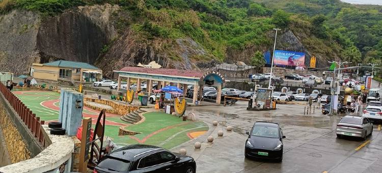 石塘镇金沙滩观海阁图片