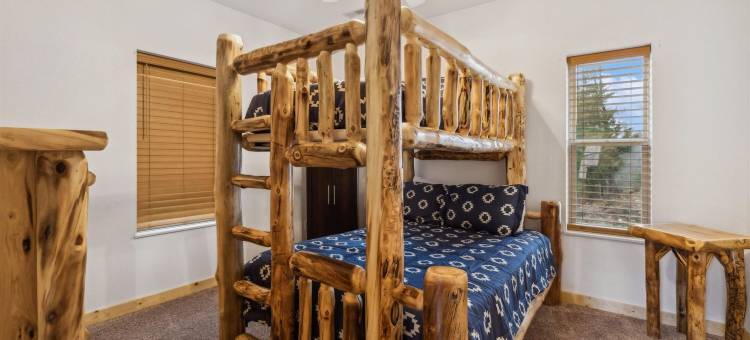 壮观的带热水浴缸壁炉按摩浴缸的家(Hawks Nest by Beyond Expectations W Hot Tub)图片