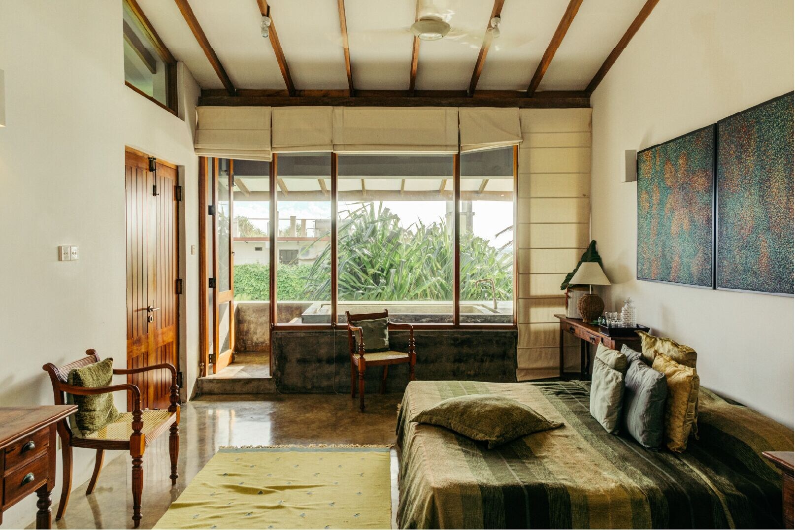 Saffron & BlueOver view