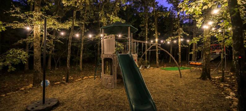 New Aframe Cabin/7 Arcades/HotTub/FirePit/Movie Screen/Stargazing Hammock/图片