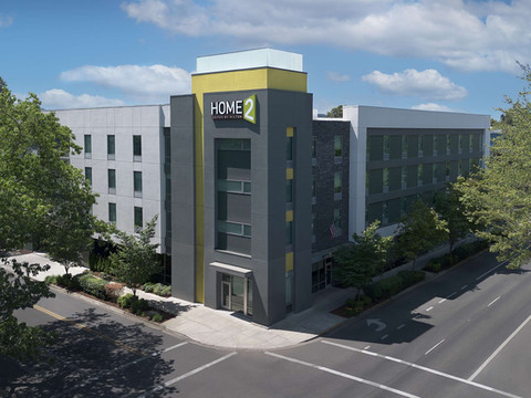 尤金市中心大学区希尔顿惠庭酒店