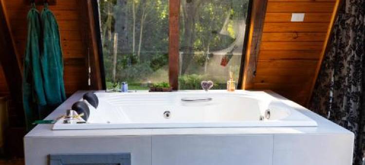 Cabana Com Hidromassagem e Vista, a 12km de Treze Tílias图片