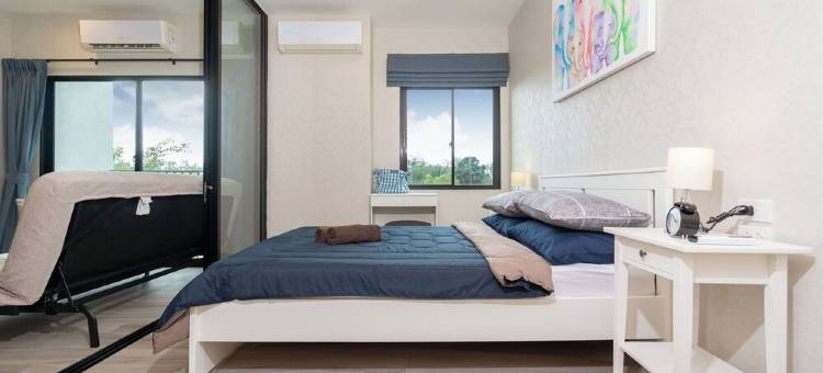 Charming 1-bedroom apartment in Nai Yang with fitness room and WiFi图片