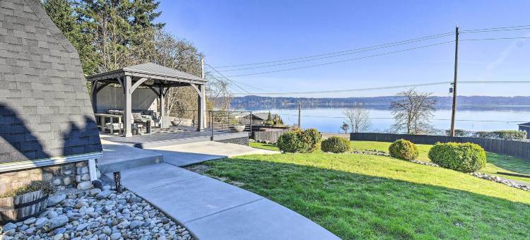 带热水浴缸和水景的Puget Sound小屋！(Puget Sound Cabin with Hot Tub and Water Views!)图片